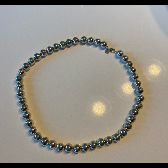 Tiffany & Co Silver Ball Necklace - Picture 3 of 4